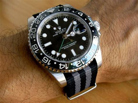 nato rolex gmt|james bond nato.